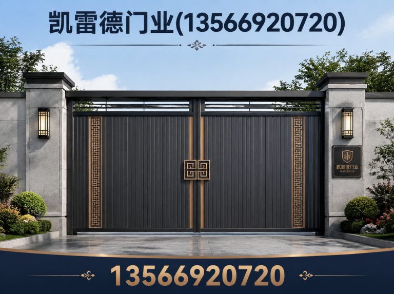 兰溪市镁合金智能大门展示图