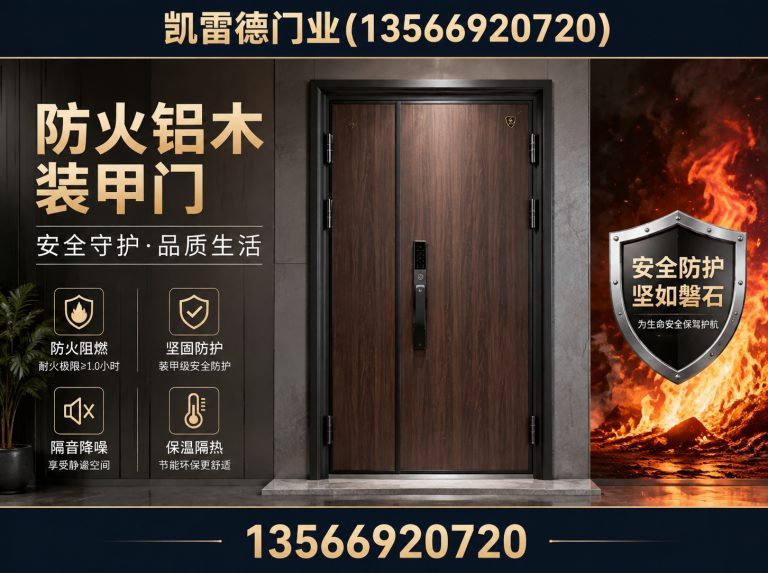 兰溪市防火铝木装甲门展示图